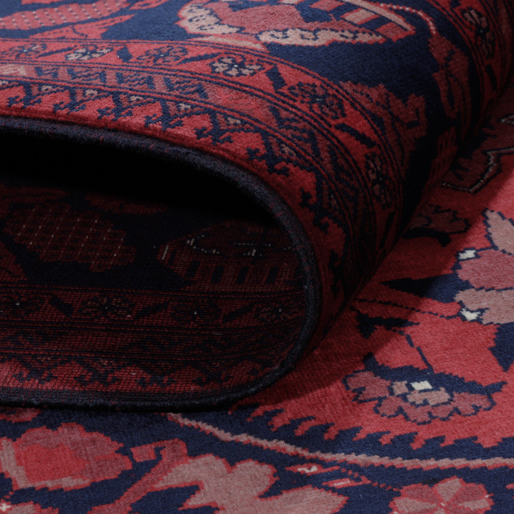 Dywan afgański - Royal - 200 x 148 cm - czerwony