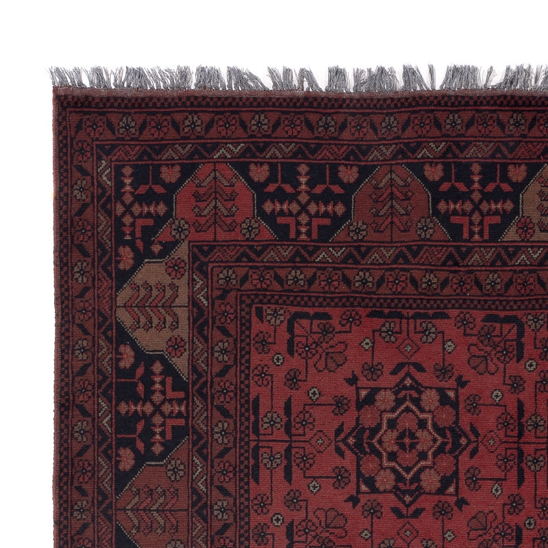 Afghan Teppich - Kunduz - 195 x 149 cm - rot
