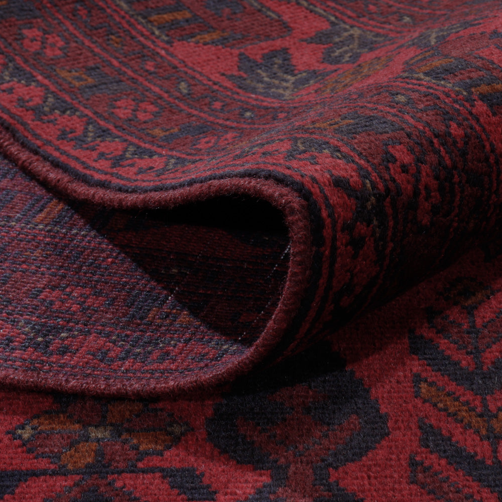 Afgański dywan - Kunduz - 300 x 200 cm - czerwony