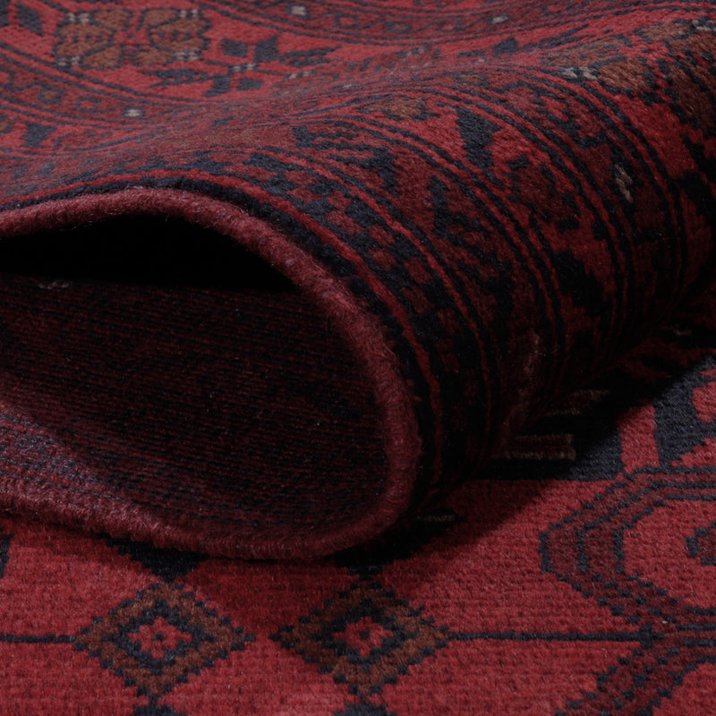 Afgański dywan - Kunduz - 294 x 199 cm - czerwony