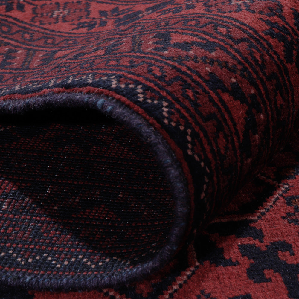 Afgański dywan - Kunduz - 301 x 202 cm - czerwony