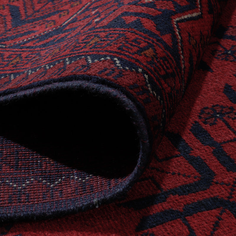 Afgański dywan - Kunduz - 292 x 202 cm - czerwony