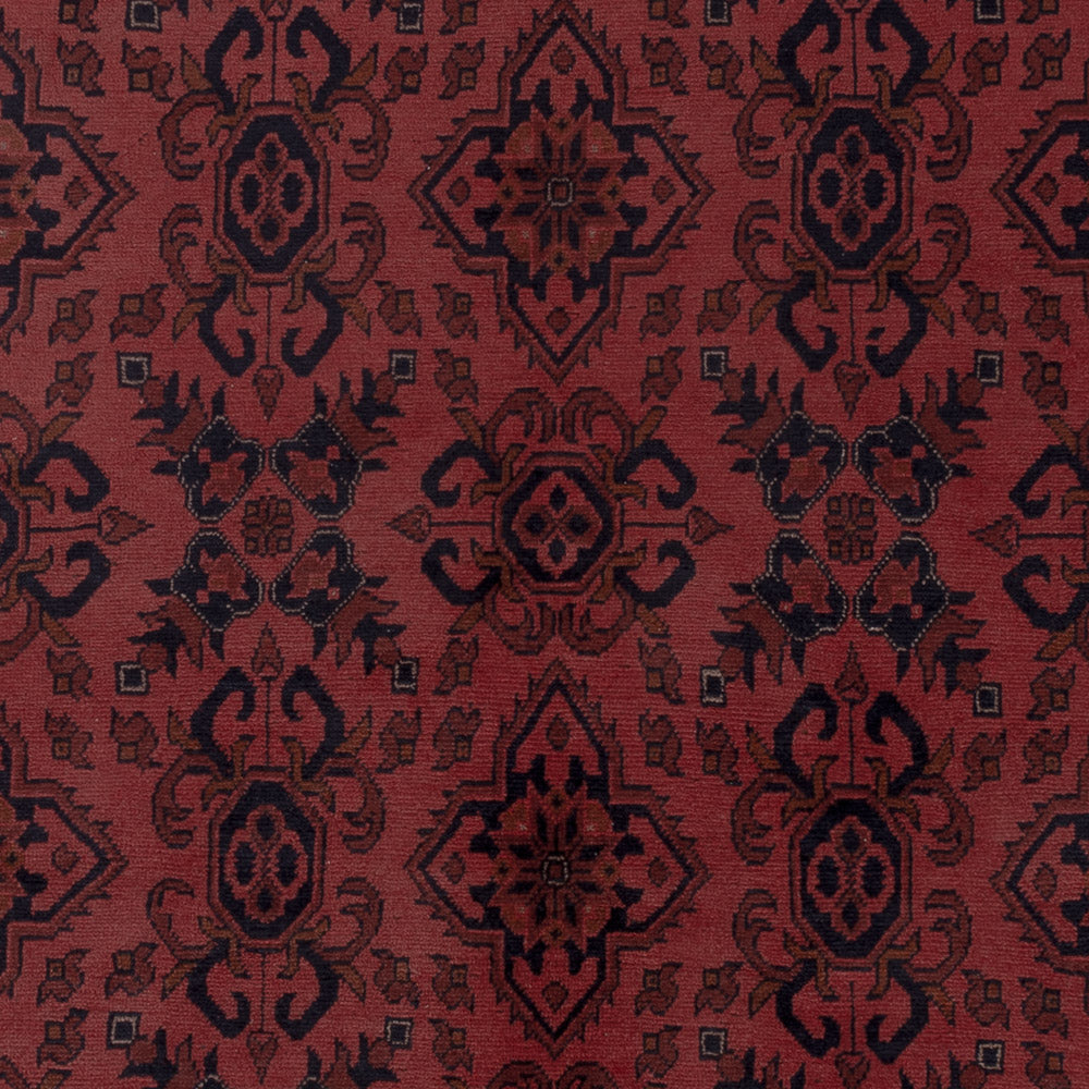 Afgański dywan - Kunduz - 303 x 205 cm - czerwony