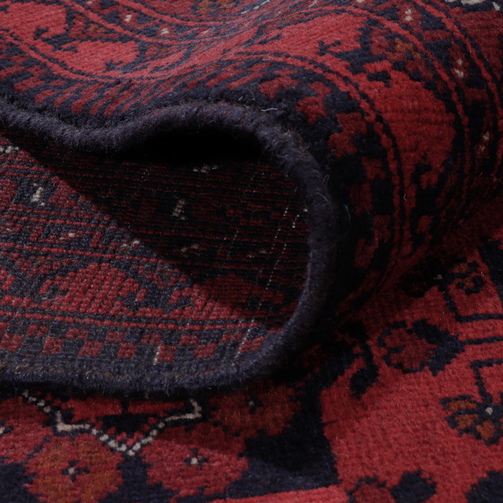 Afgański dywan - Kunduz - 292 x 205 cm - czerwony