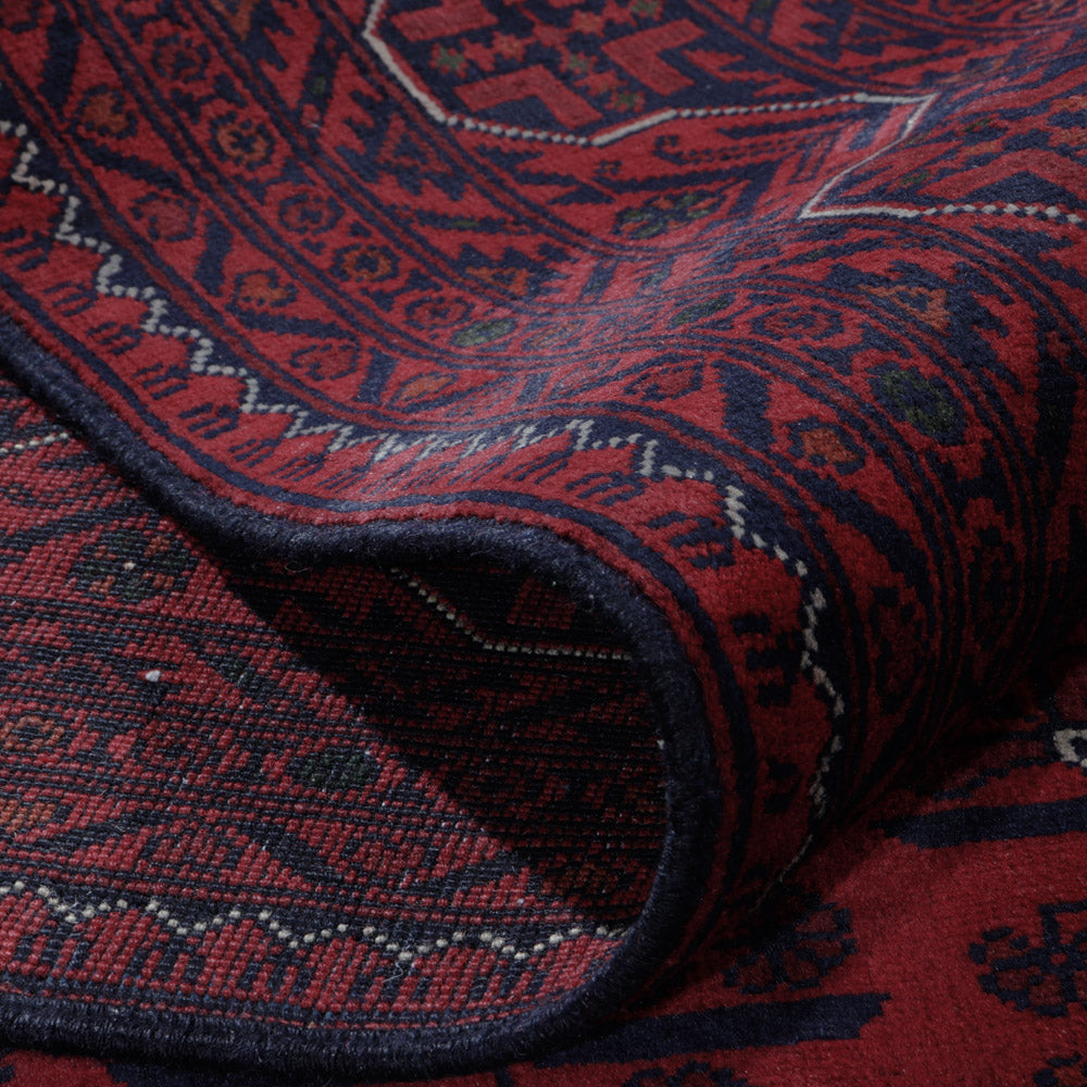 Afgański dywan - Kunduz - 288 x 200 cm - czerwony