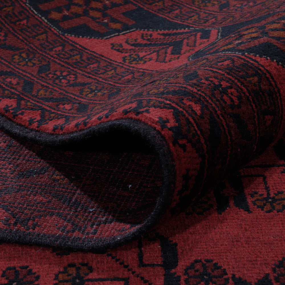 Afgański dywan - Kunduz - 292 x 196 cm - czerwony