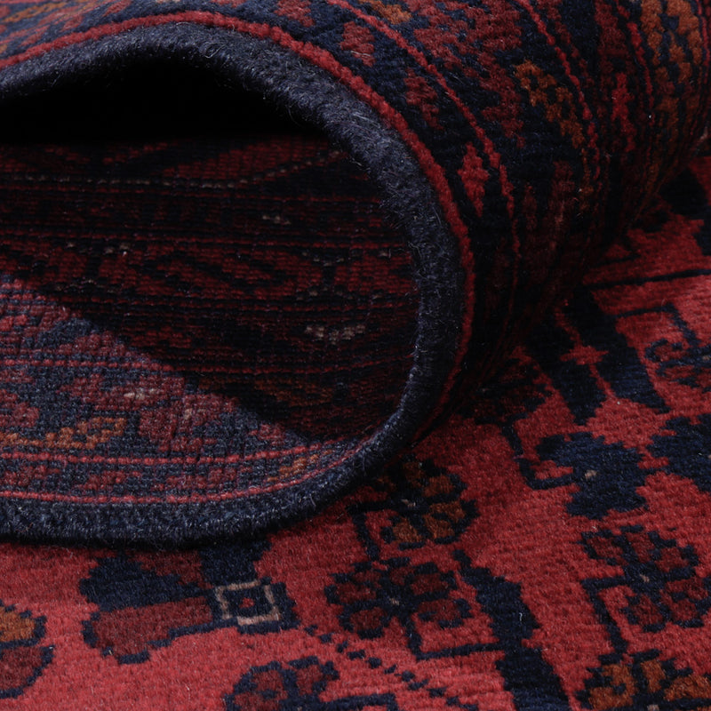 Afgański dywan - Kunduz - 291 x 192 cm - czerwony