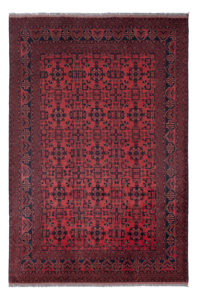 Afghan Teppich - Kunduz - 295 x 201 cm - rot