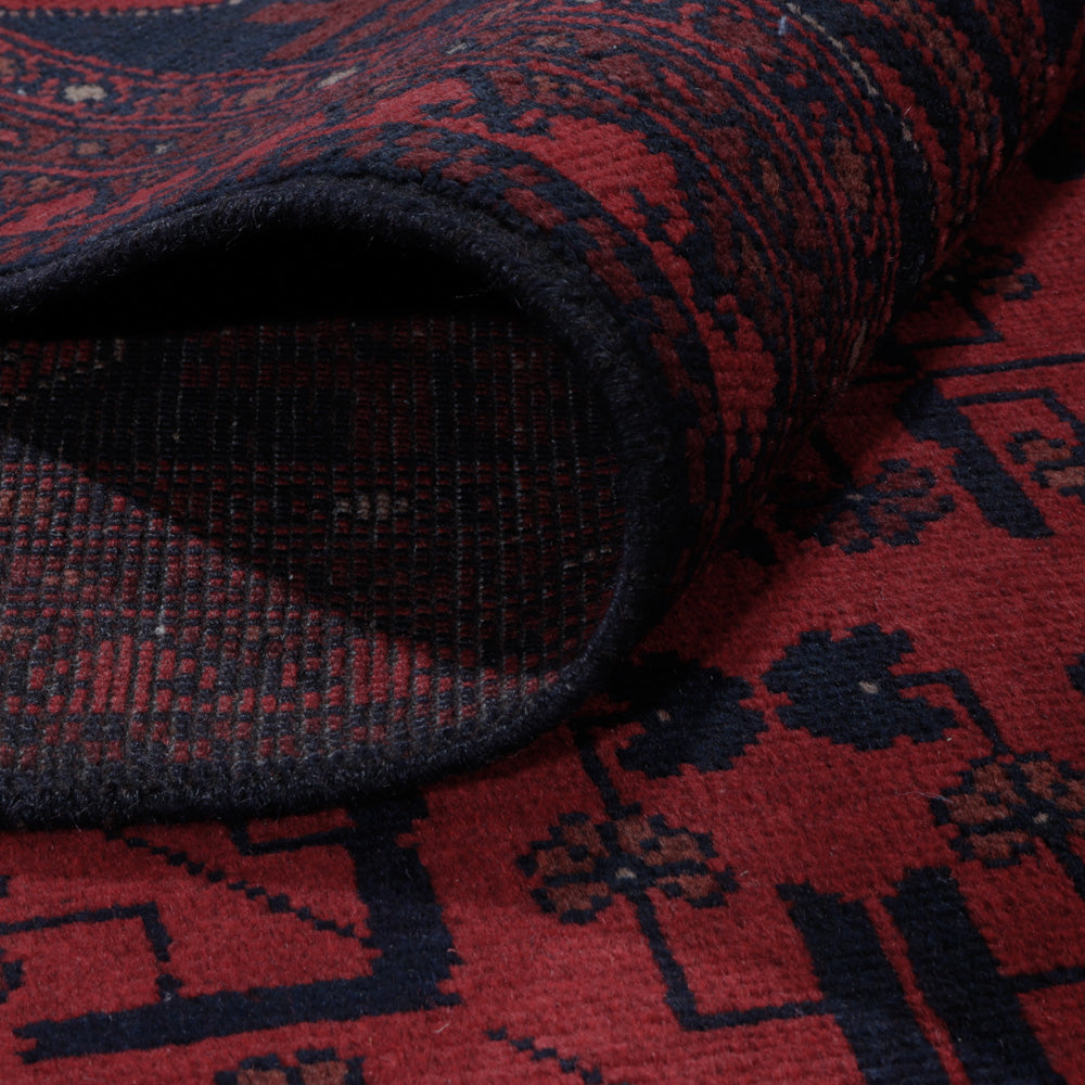 Afgański dywan - Kunduz - 285 x 199 cm - czerwony