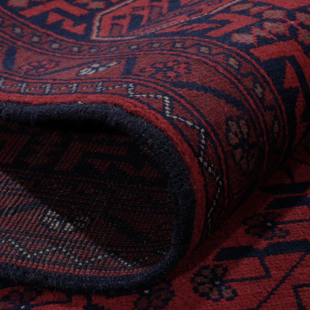 Afgański dywan - Kunduz - 288 x 201 cm - czerwony