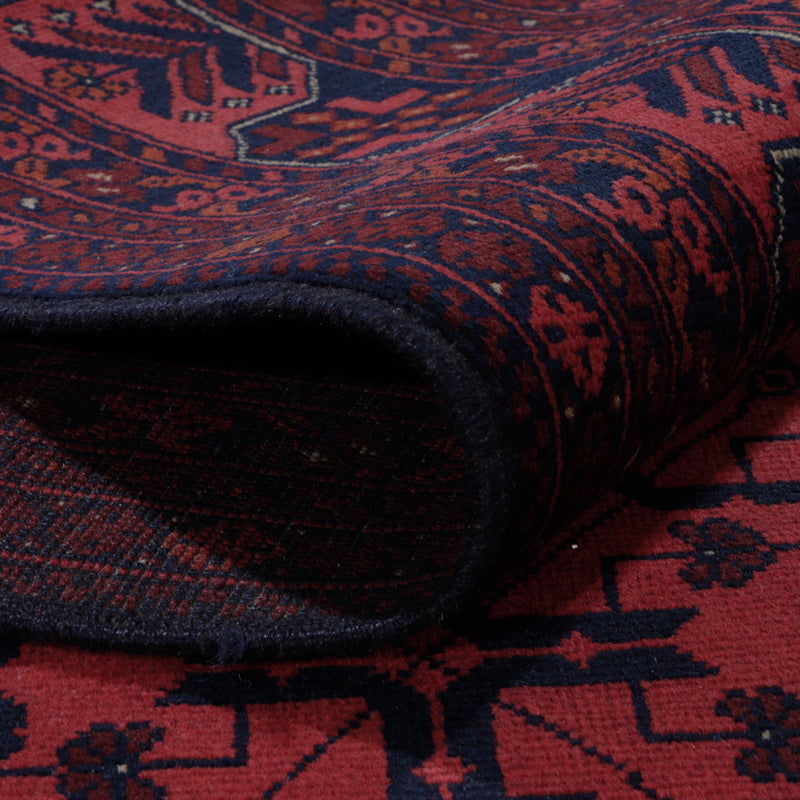 Afgański dywan - Kunduz - 286 x 201 cm - czerwony