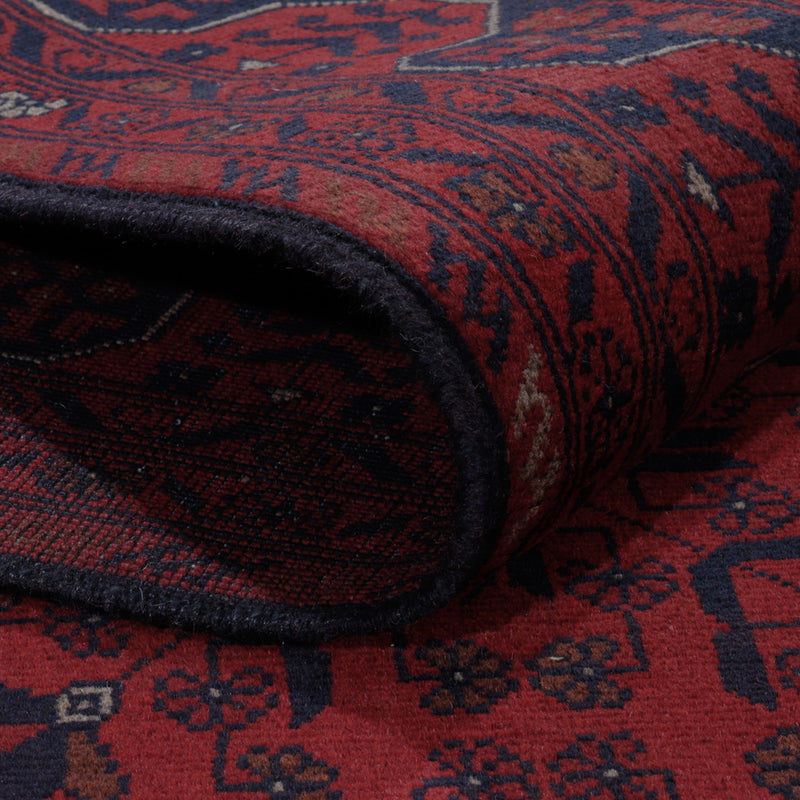 Afgański dywan - Kunduz - 292 x 187 cm - czerwony