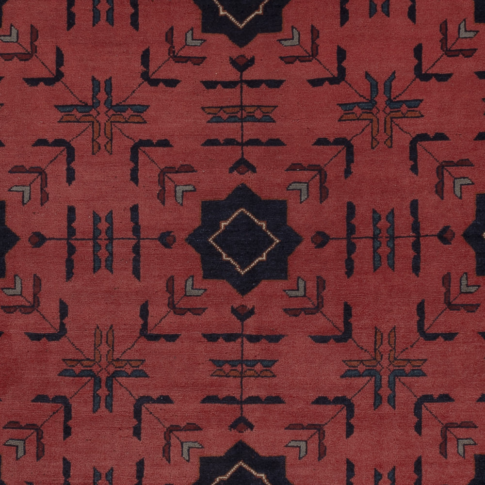 Afgański dywan - Kunduz - 295 x 204 cm - czerwony