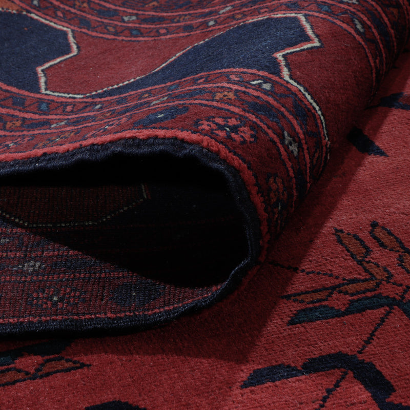 Afgański dywan - Kunduz - 295 x 204 cm - czerwony