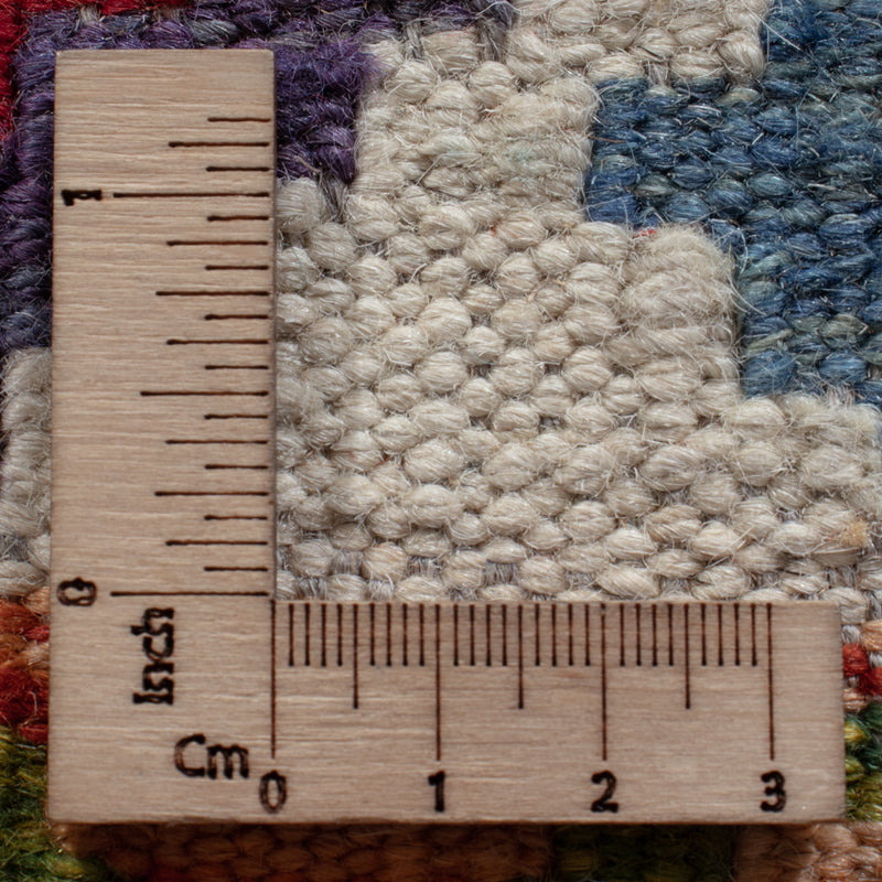 Läufer Kelim - Splash - 193 x 58 cm - mehrfarbig