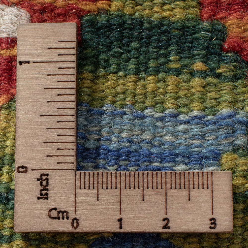 Läufer Kelim - Splash - 203 x 57 cm - mehrfarbig