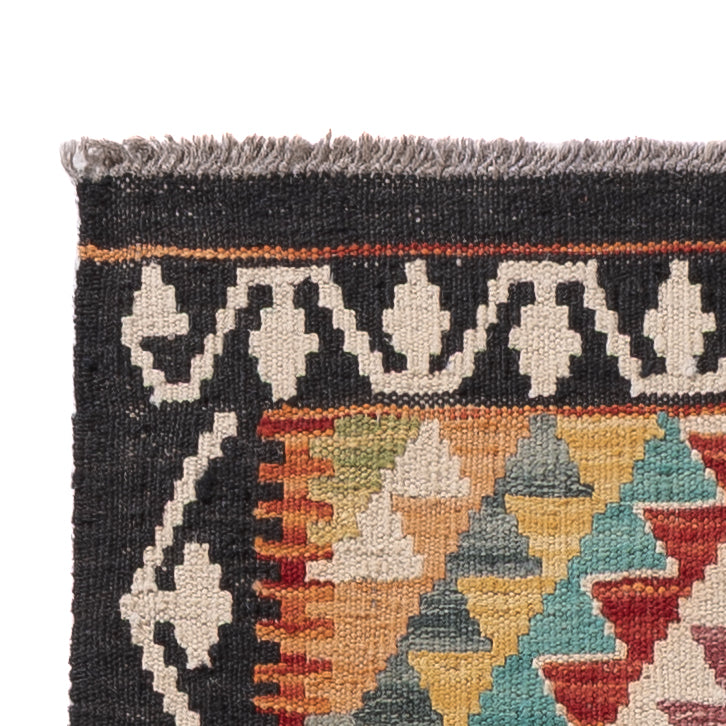 Läufer Kelim - Splash - 193 x 65 cm - mehrfarbig