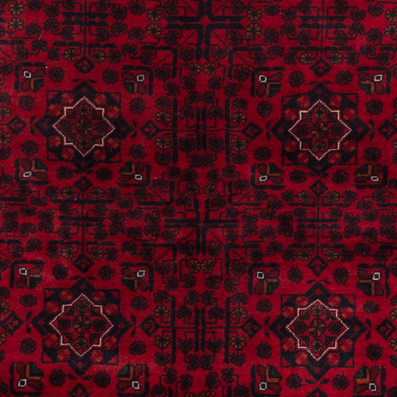 Afghan Teppich - Kunduz - 239 x 170 cm - dunkelrot