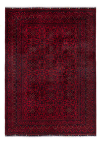 Afghan Teppich - Kunduz - 237 x 175 cm - dunkelrot