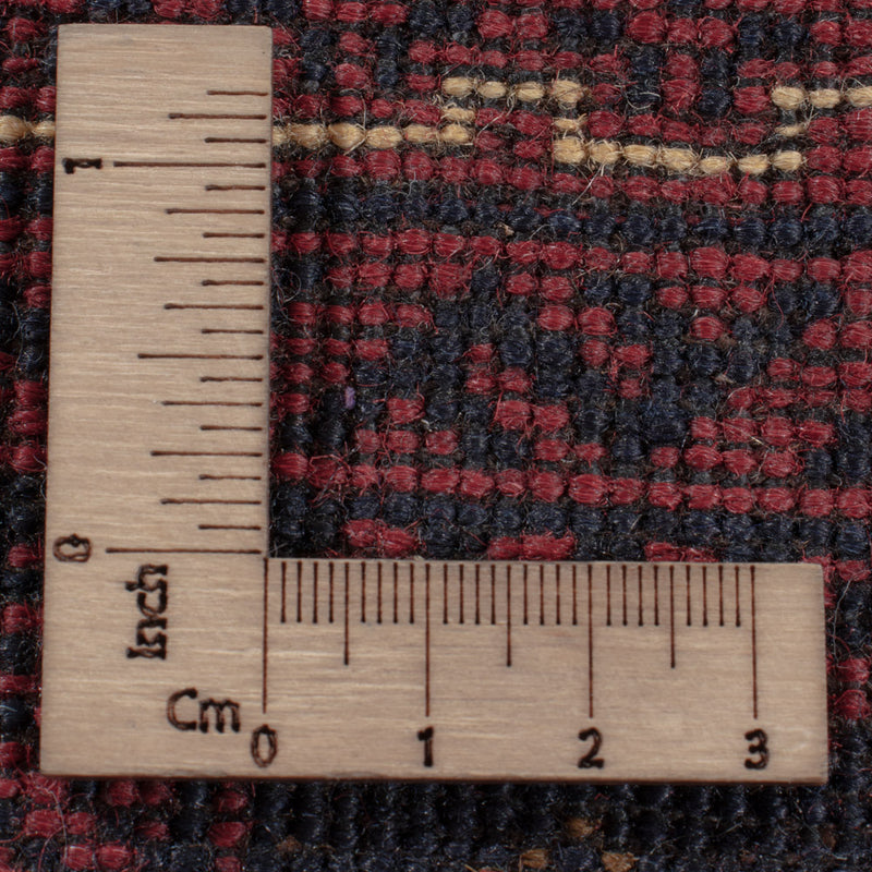 Afghan Teppich - Kunduz - 238 x 163 cm - dunkelrot