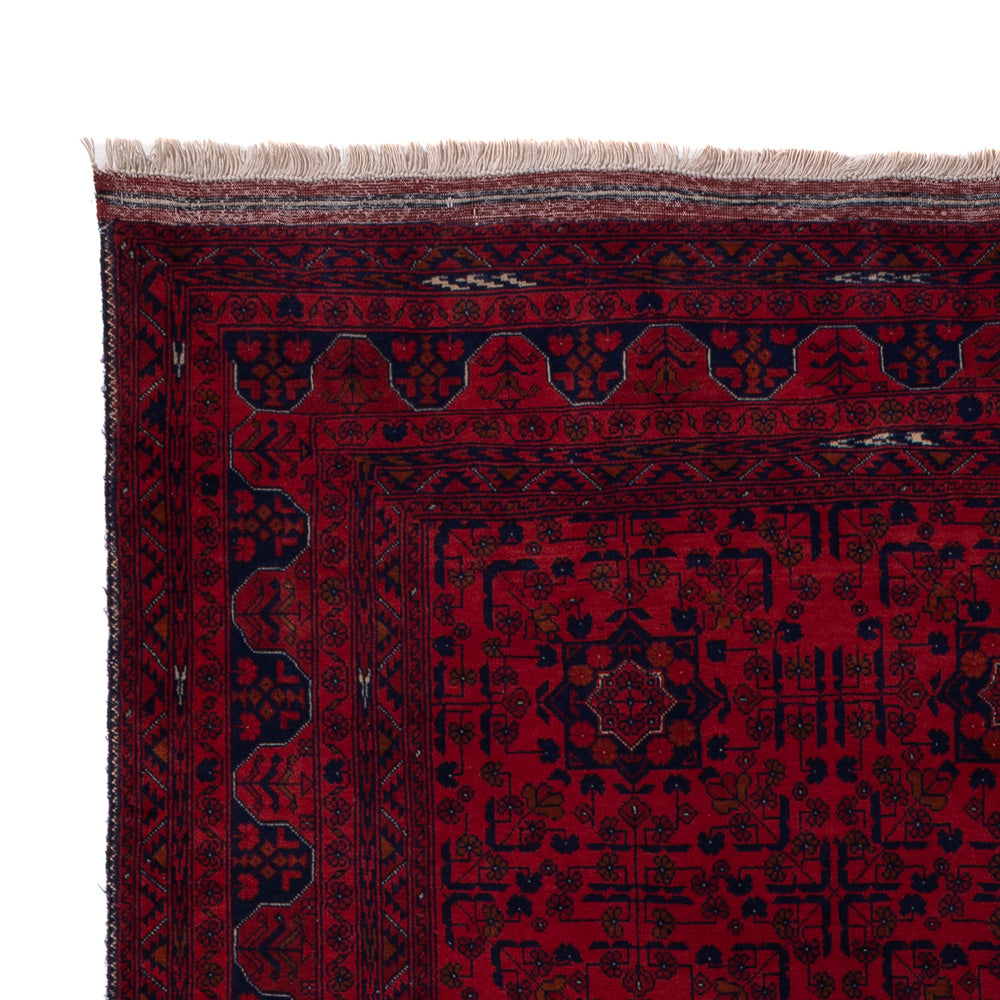 Afghan Teppich - Royal - 203 x 161 cm - dunkelrot
