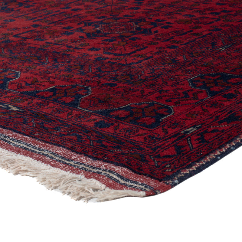 Afghan Teppich - Royal - 203 x 161 cm - dunkelrot