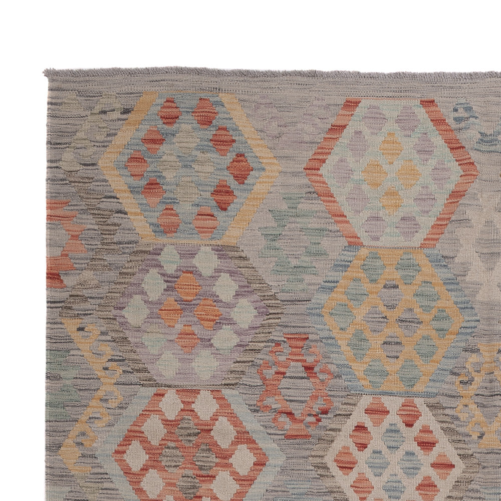 Kelim Teppich - Splash - 302 x 202 cm - mehrfarbig