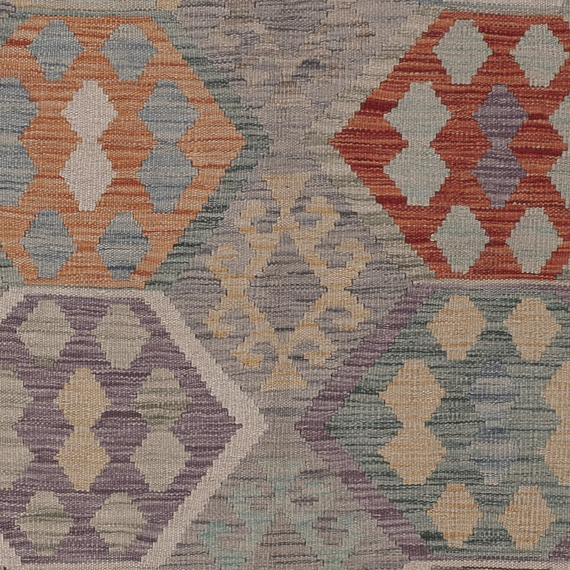 Kelim Teppich - Splash - 294 x 203 cm - mehrfarbig