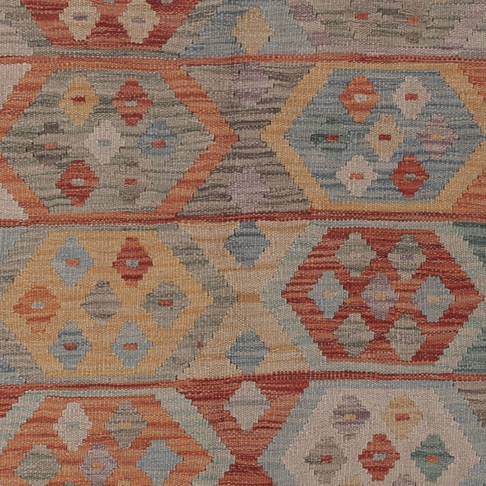 Kelim Teppich - Splash - 287 x 197 cm - mehrfarbig