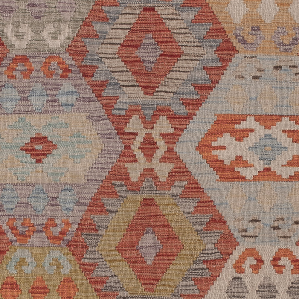 Kelim Teppich - Splash - 308 x 208 cm - mehrfarbig