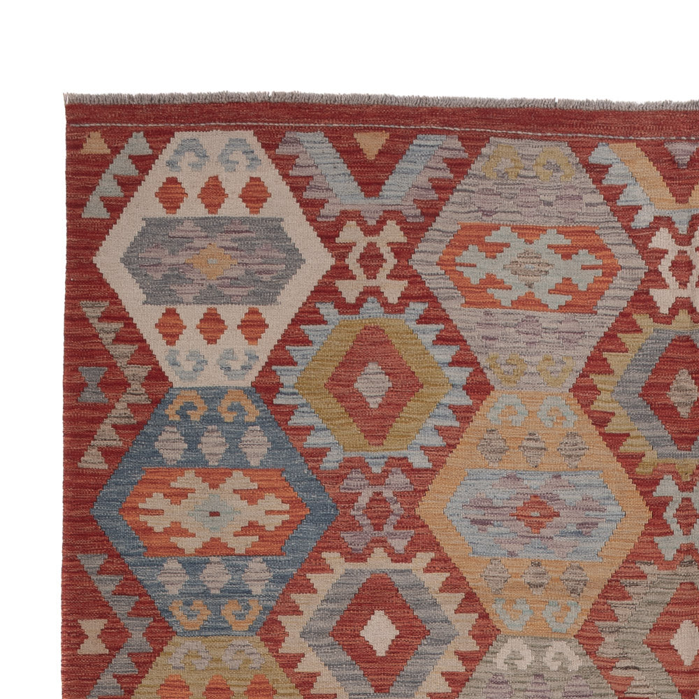 Kelim Teppich - Splash - 308 x 208 cm - mehrfarbig