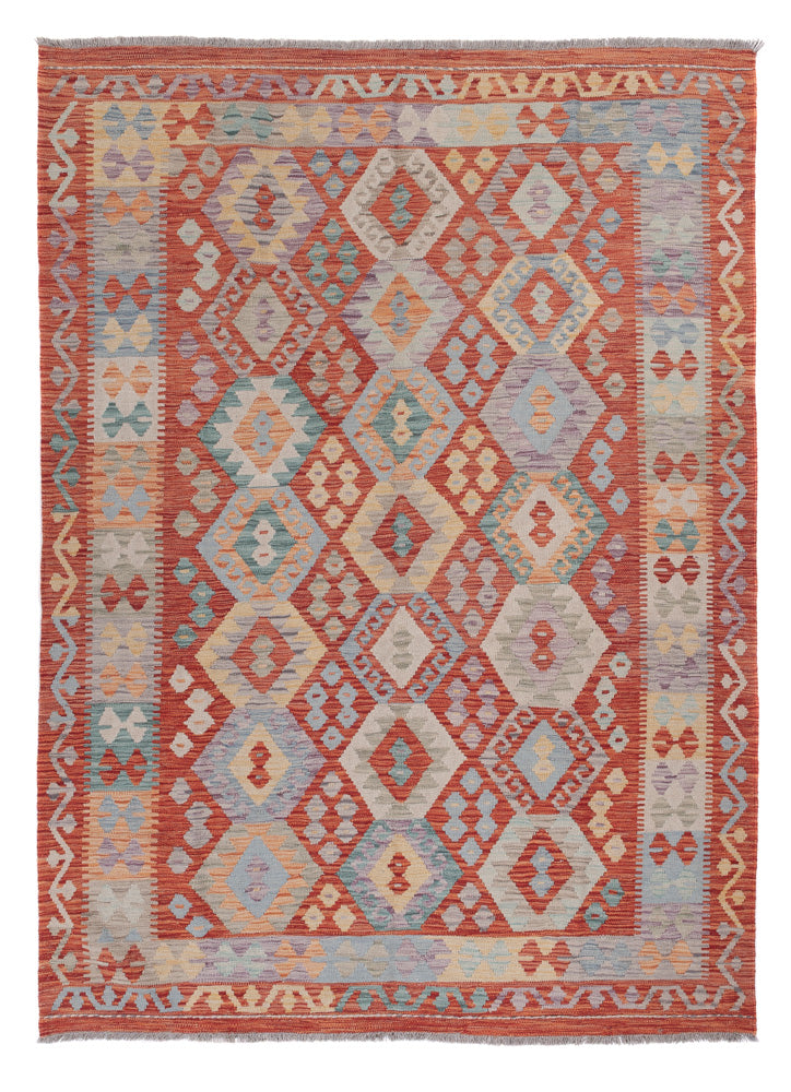 Kelim Teppich - Splash - 239 x 177 cm - mehrfarbig