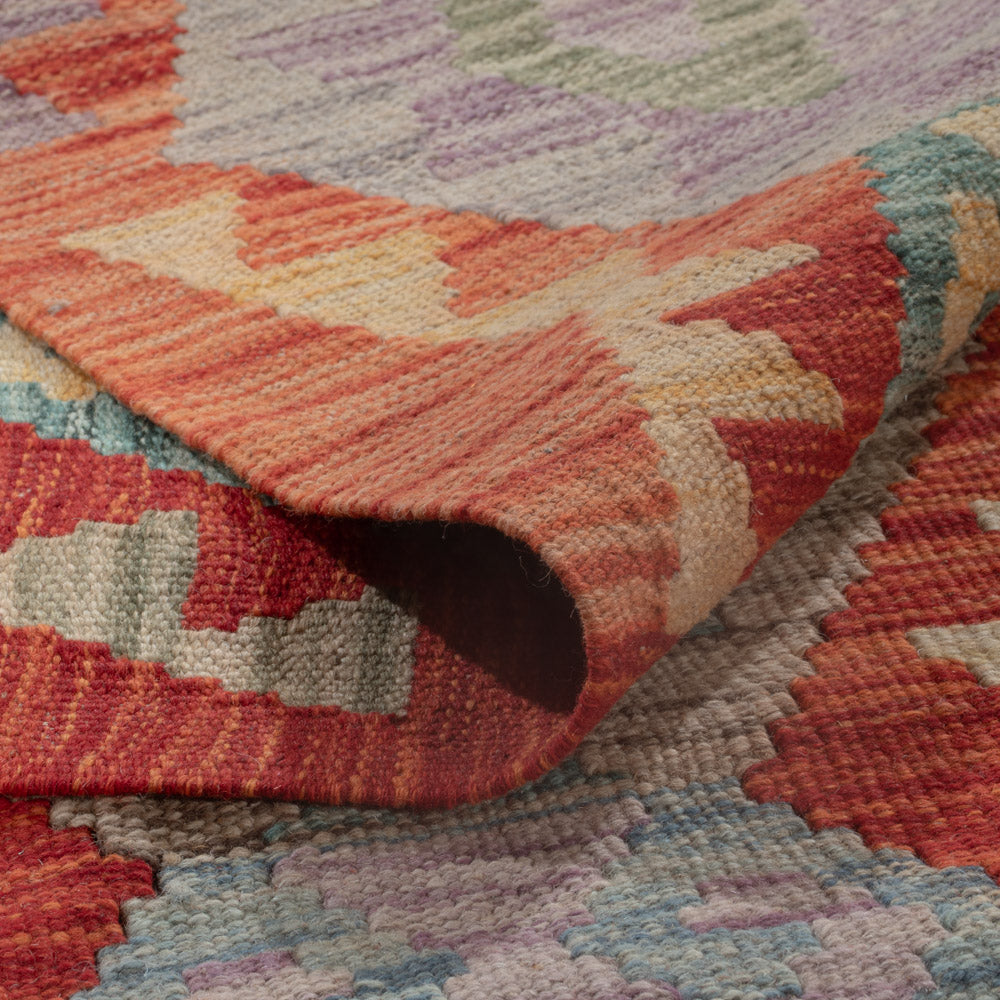 Kelim Teppich - Splash - 252 x 178 cm - mehrfarbig