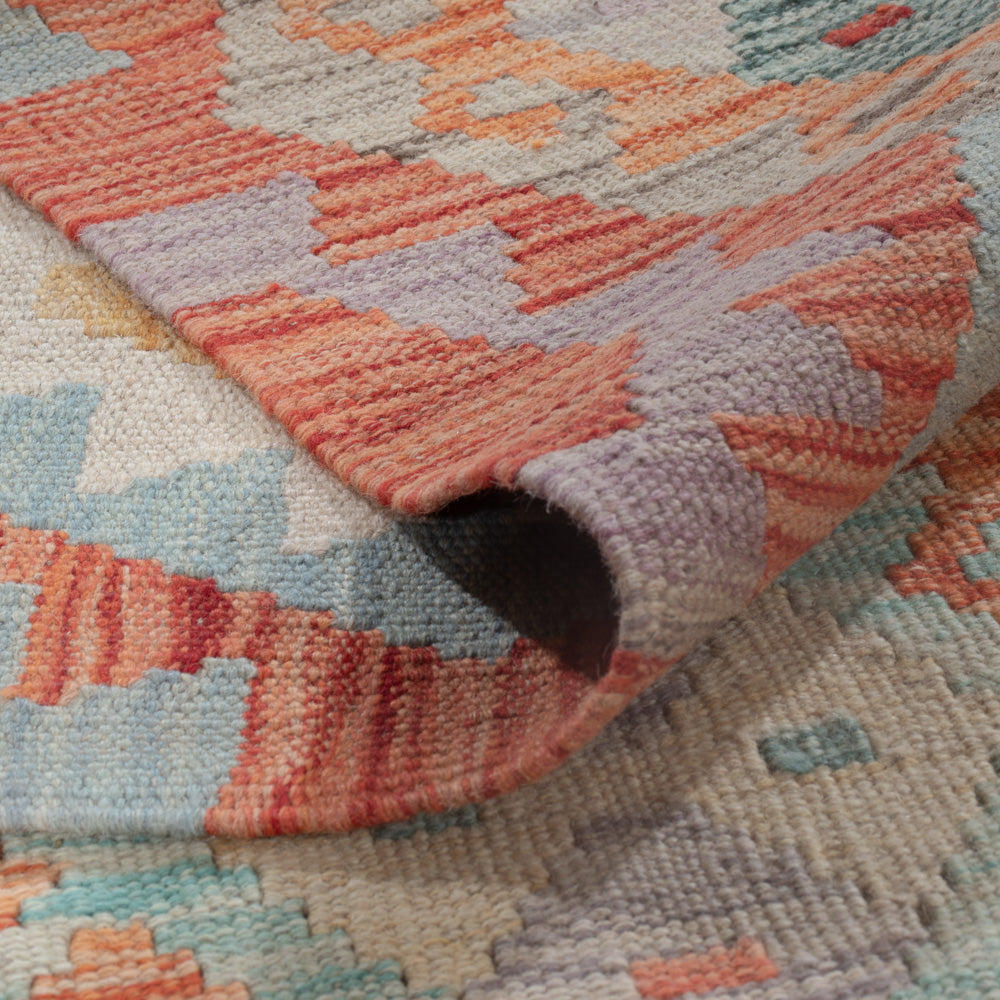 Kelim Teppich - Splash - 244 x 177 cm - mehrfarbig