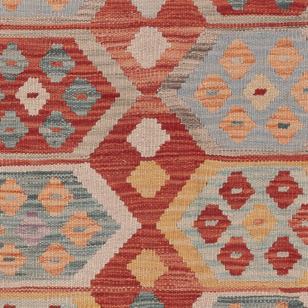 Kelim Teppich - Splash - 193 x 149 cm - mehrfarbig