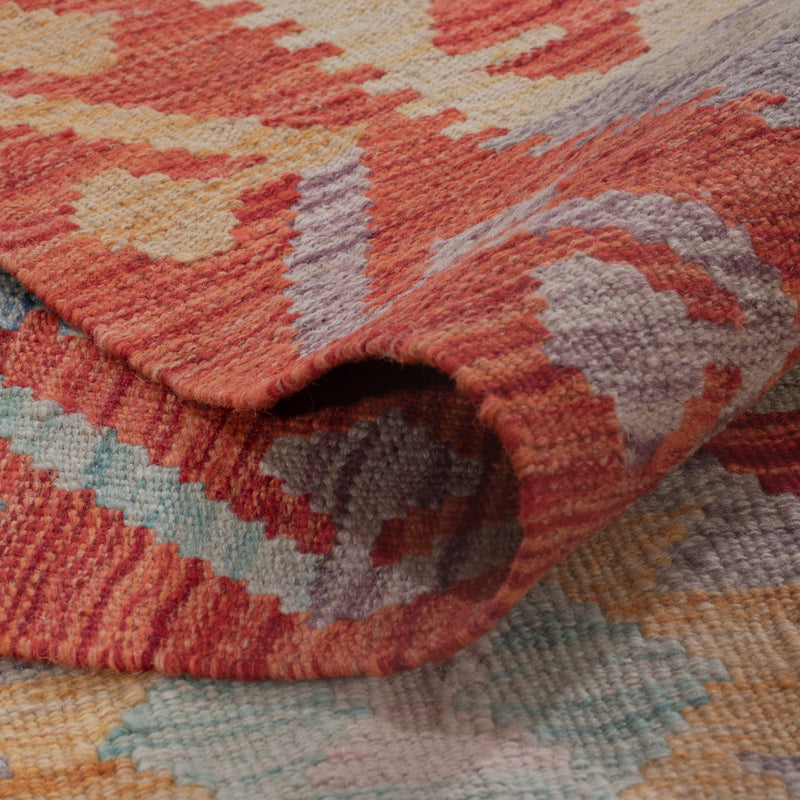 Kelim Teppich - Splash - 196 x 150 cm - mehrfarbig
