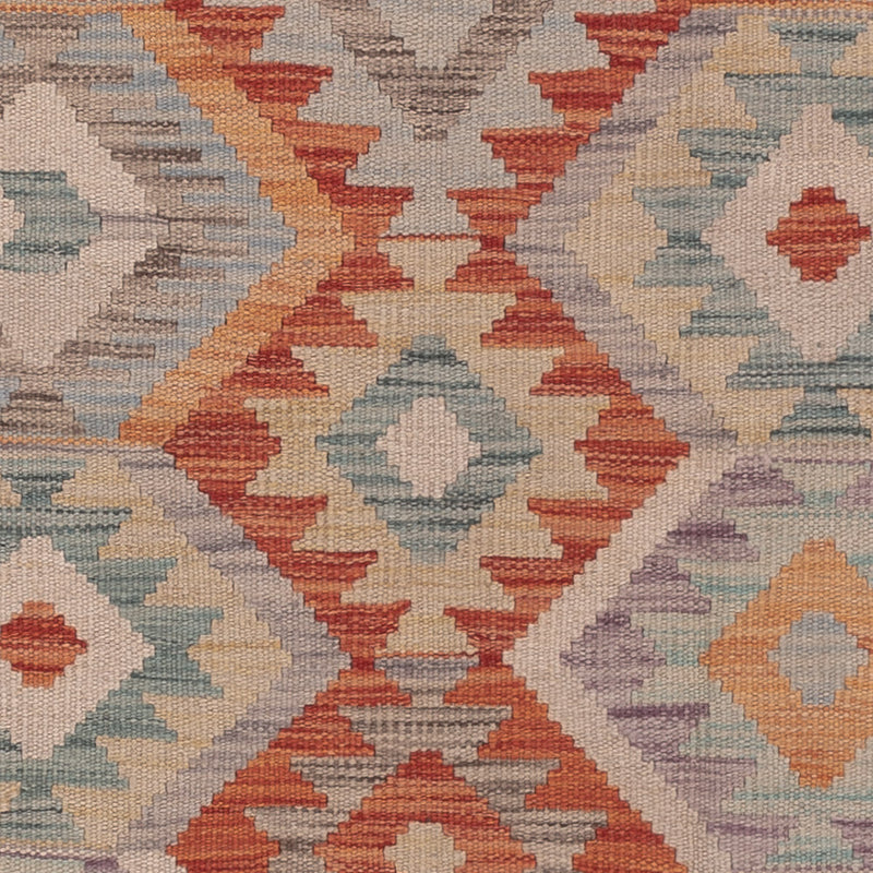 Kelim Teppich - Splash - 198 x 152 cm - mehrfarbig