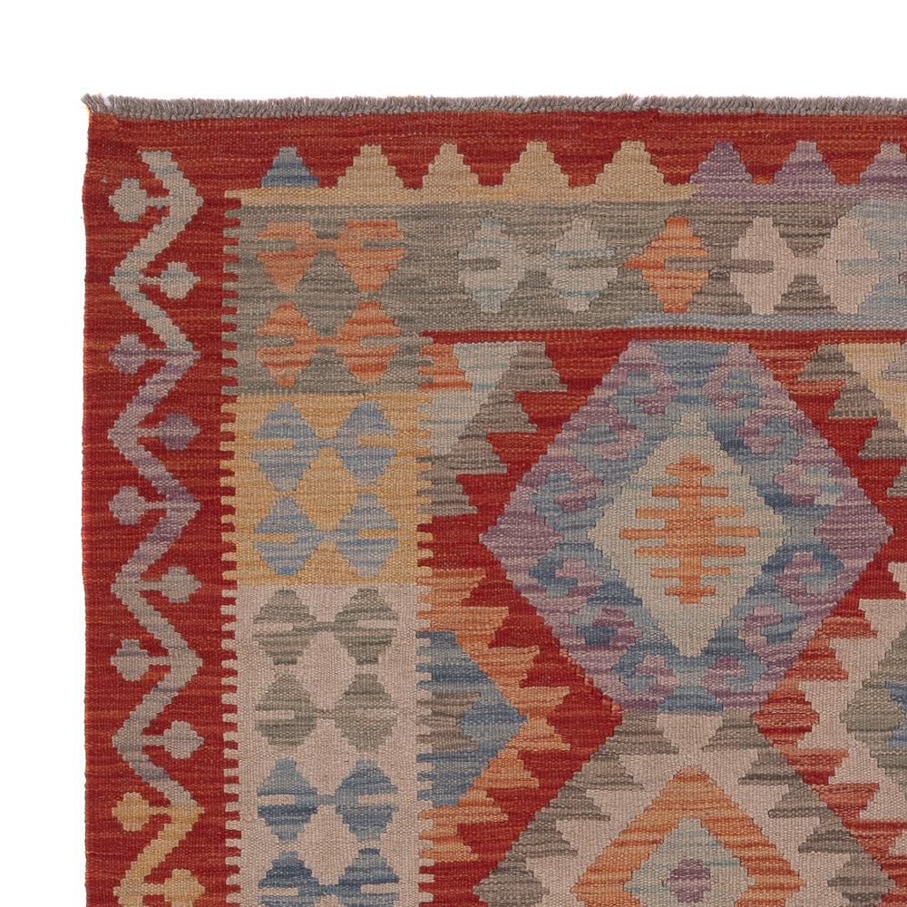 Kelim Teppich - Splash - 192 x 150 cm - mehrfarbig