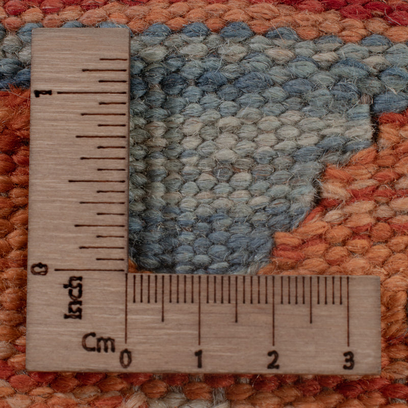 Kelim Teppich - Splash - 198 x 152 cm - mehrfarbig