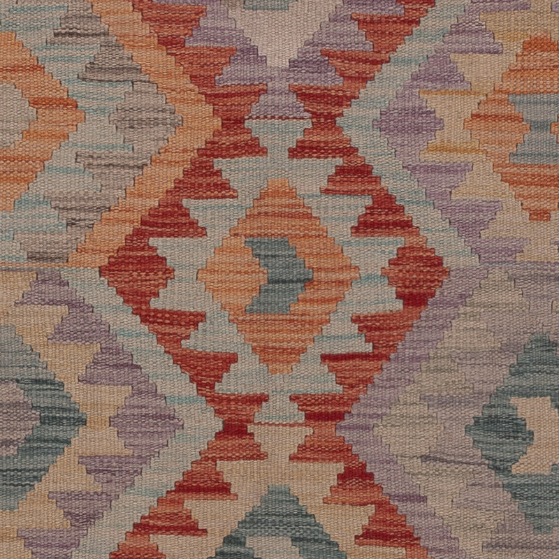 Kelim Teppich - Splash - 196 x 149 cm - mehrfarbig