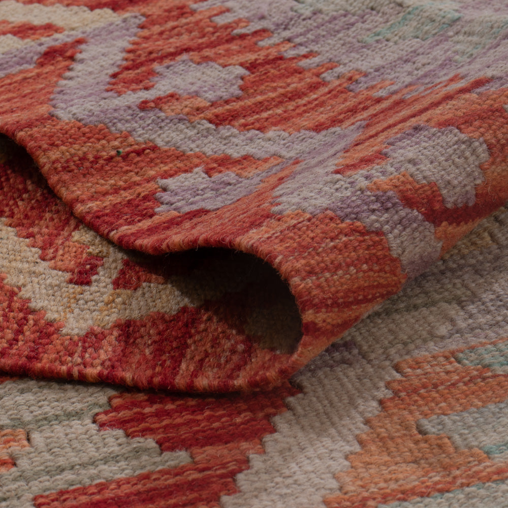 Kelim Teppich - Splash - 196 x 149 cm - mehrfarbig