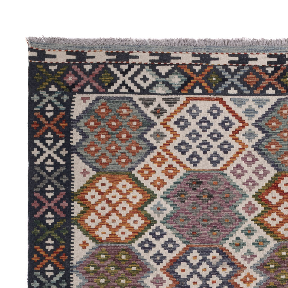 Kelim Teppich - Splash - 291 x 207 cm - mehrfarbig