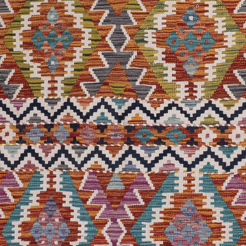 Kelim Teppich - Splash - 256 x 175 cm - mehrfarbig