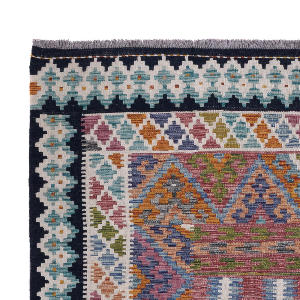 Kelim Teppich - Splash - 248 x 178 cm - mehrfarbig