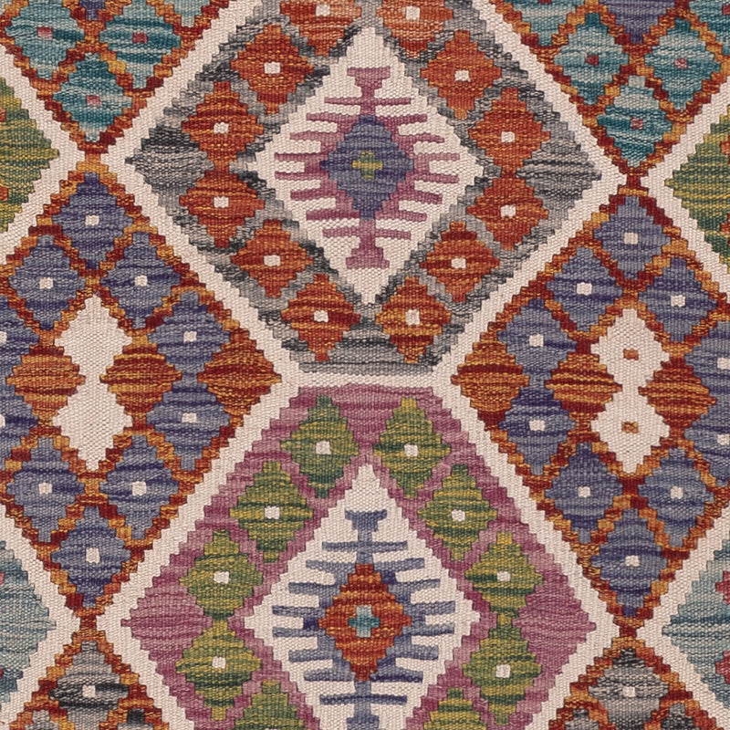 Kelim Teppich - Splash - 205 x 165 cm - mehrfarbig