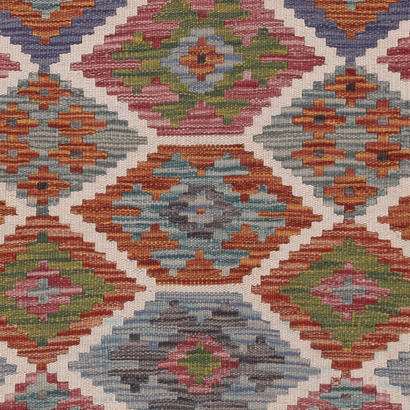 Kelim Teppich - Splash - 204 x 146 cm - mehrfarbig