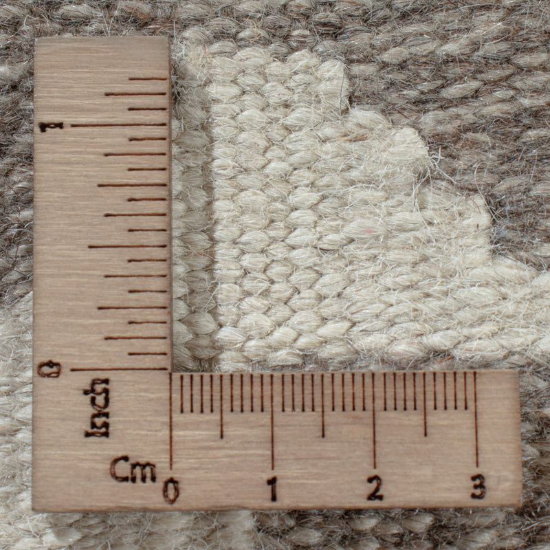 Kelim Teppich - Splash - 296 x 202 cm - hellgrau