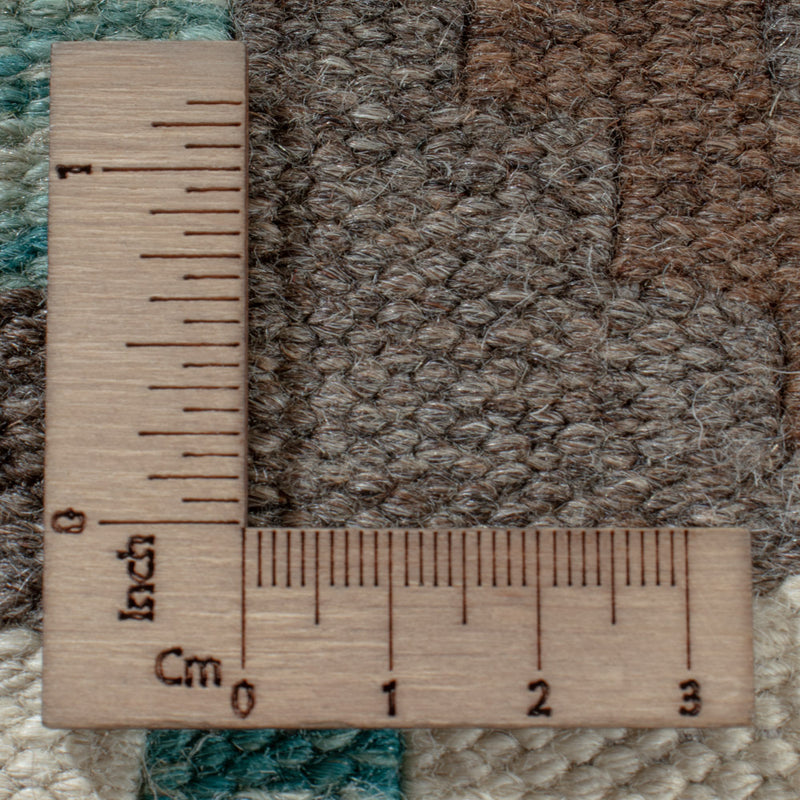 Kelim Teppich - Splash - 296 x 205 cm - dunkelgrau