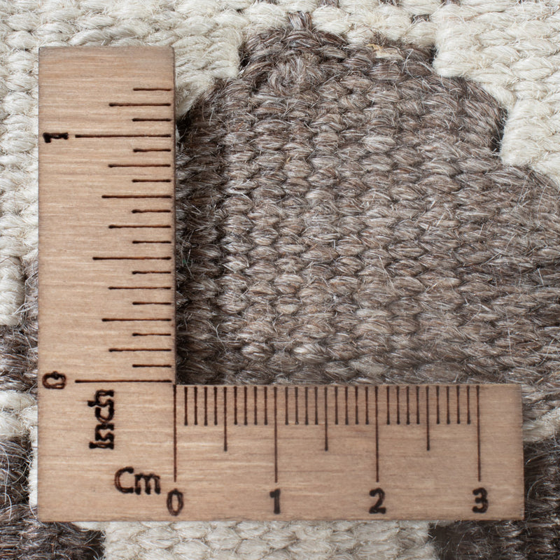 Kelim Teppich - Splash - 244 x 185 cm - hellgrau