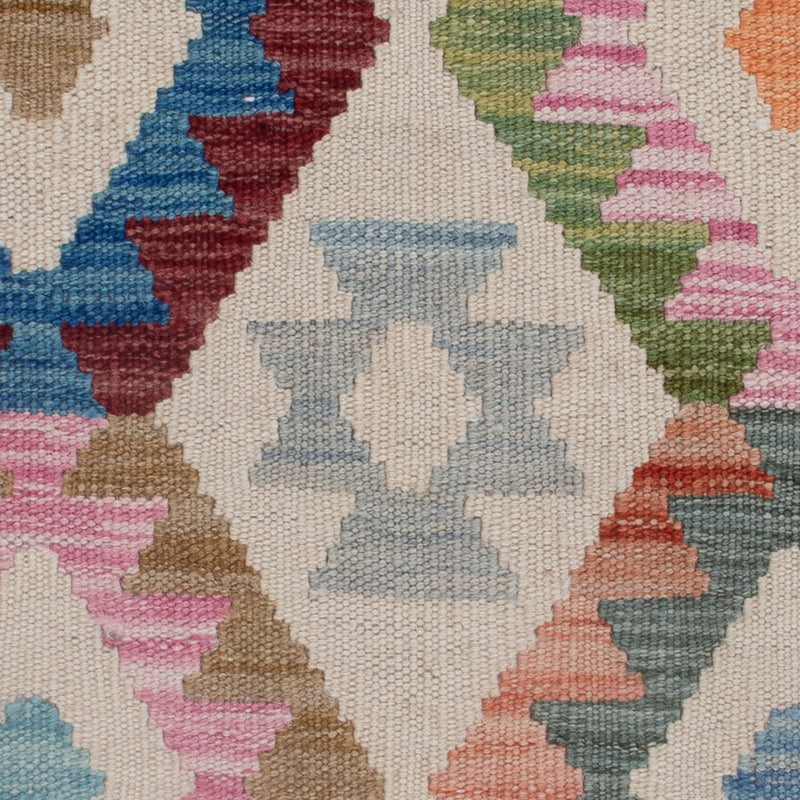 Dywan Kelim - Splash - 126 x 80 cm - wielokolorowy